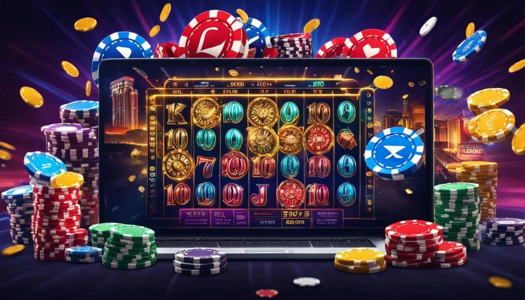 Giao diện chọn và chơi game nổ hũ