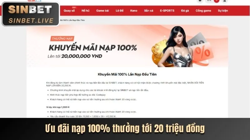 Thưởng nạp lại hàng ngày 555win